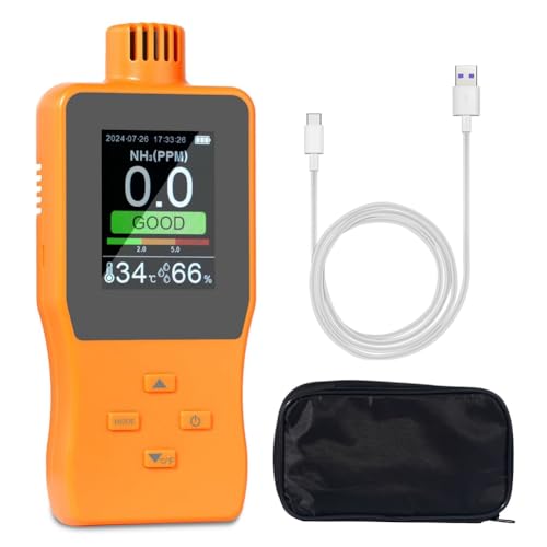Toolvvik Ammoniak-Gasdetektoren NH3 Gasanalysatoren Messgerät Alarmgerät Digitale Gasleckdetektoren 0-100PPM Toolvvik Ammoniak-Gasdetektoren NH3 Gasanalysatoren Messgerät Alarmgerät Digitale Gasleckdetektoren 0-100PPM von Toolvvik