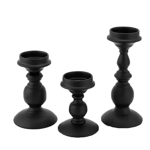 Toolvvik Kerzenständer Aus Schwarz Lackiertem im Nordischen Stil, Kerzenständer Aus Metall, Ornamente, Kerzenständer für Hochzeiten, Feiertage, Heimdekoration Toolvvik Kerzenständer Aus Schwarz Lackiertem im Nordischen Stil, Kerzenständer Aus Metall, Ornamente, Kerzenständer für Hochzeiten, Feiertage, Heimdekoration von Toolvvik