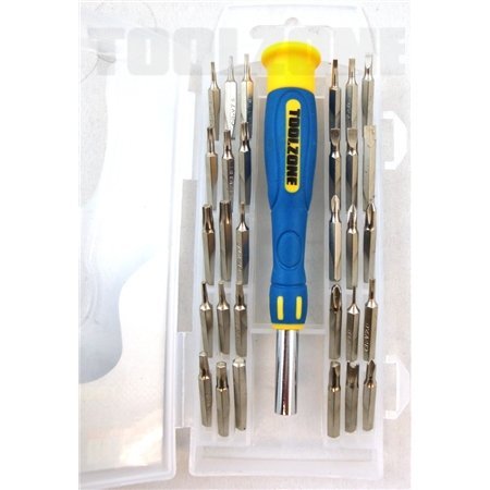 Toolzone Präzisions-Torx Miniatur-Schraubendreher-Set im Fall von Toolzone