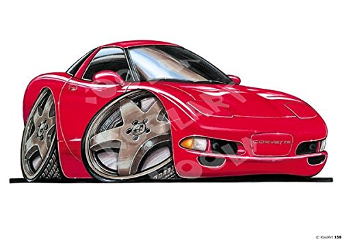 Corvette 99 – Rot – Koolart Premium Qualität Schweres Mauspad 0158 Corvette 99 – Rot – Koolart Premium Qualität Schweres Mauspad 0158 von Top Banana Gifts