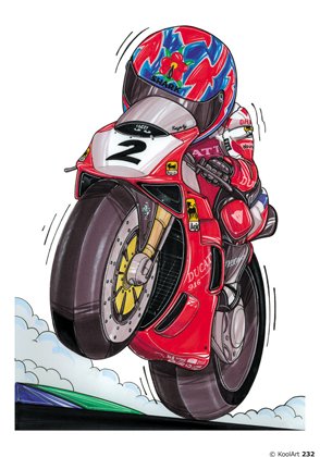 Ducati 998 – Carl Fogerty – WSB rot – Koolart Premium Qualität Schweres Mauspad 0232 Ducati 998 – Carl Fogerty – WSB rot – Koolart Premium Qualität Schweres Mauspad 0232 von Top Banana Gifts
