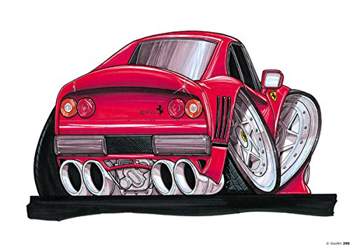Ferrari GTO – Rot – Koolart Premium Qualität Schweres Mauspad 0290 Ferrari GTO – Rot – Koolart Premium Qualität Schweres Mauspad 0290 von Top Banana Gifts