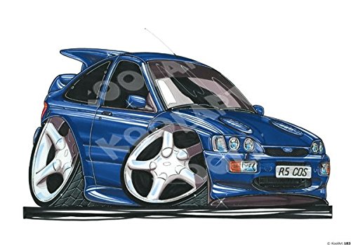 Ford Escort Coswoth RS Lux – Blau – Koolart Premium Qualität Schweres Mauspad 0183 Ford Escort Coswoth RS Lux – Blau – Koolart Premium Qualität Schweres Mauspad 0183 von Top Banana Gifts