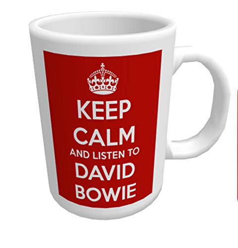 Keep Calm and Listen To David Bowie – Keramik Tasse – von Top Banana Gifts