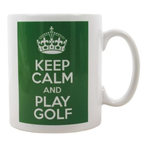 Keep Calm and Play Golf – Keramik Tasse – Retro-Geschenk von Top Banana Gifts