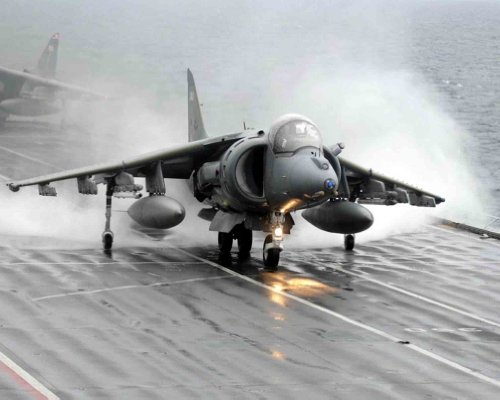 Mauspad, Motiv Klassische Flugzeuge - Harrier Jet Mauspad, Motiv Klassische Flugzeuge - Harrier Jet von Top Banana Gifts