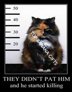 Mauspad Killer-Katze Mauspad Killer-Katze von Top Banana Gifts