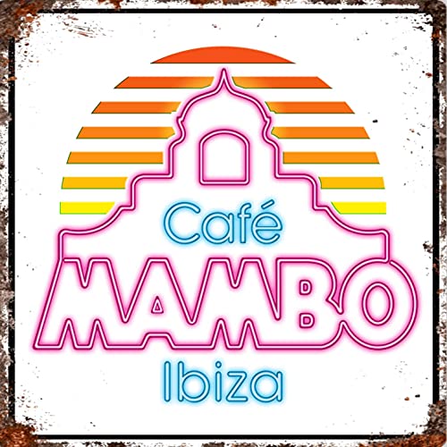 Top Banana Gifts Blechschild, Vintage-Werbung, groß, quadratisch, 20 x 20 cm, für Kneipen, Schuppen, Bar, Männerhöhle, Zuhause, Schlafzimmer, Büro, Küche, Geschenk, Metallschild – Cafe Mambo – Ibiza Top Banana Gifts Blechschild, Vintage-Werbung, groß, quadratisch, 20 x 20 cm, für Kneipen, Schuppen, Bar, Männerhöhle, Zuhause, Schlafzimmer, Büro, Küche, Geschenk, Metallschild – Cafe Mambo – Ibiza von Top Banana Gifts