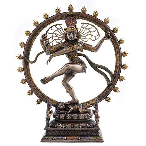 Top Collection Lord Nataraja Tanzende Shiva Statue, real Bronze Powder Guss 10 1/2 von Top Collection
