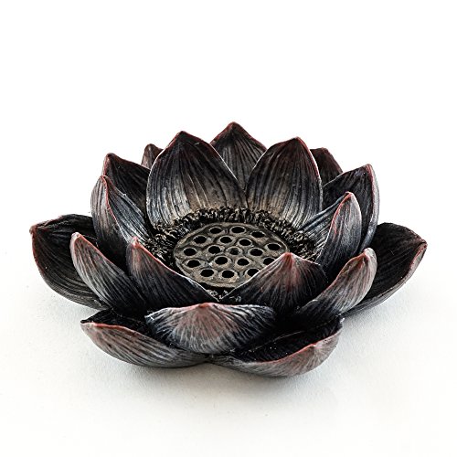 Lotus Räuchergefäß und weihgabe Teelichthalter Meditation Blume Buddha von Top Collection