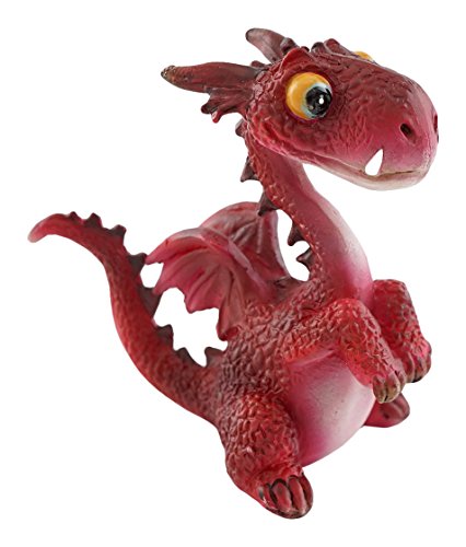 Top Collection Miniatur Feengarten und Terrarium Mini Drache Statue Rot Top Collection Miniatur Feengarten und Terrarium Mini Drache Statue Rot von Top Collection