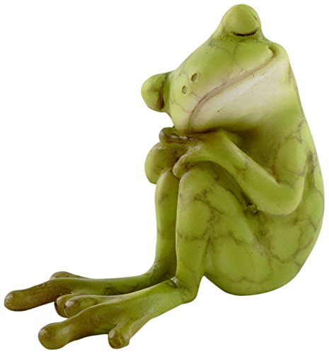 Top Collection Miniatur Feengarten und Terrarium Statue Frosch ruhen von Top Collection