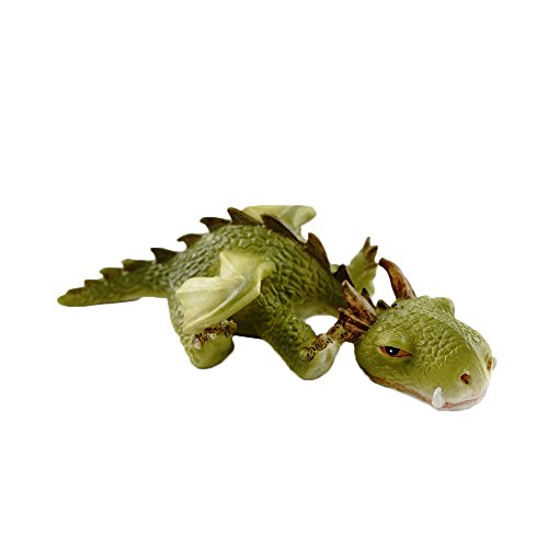 Top Collection Miniatur Feengarten und Terrarium Statue Sleepy Mini Dragon von Top Collection