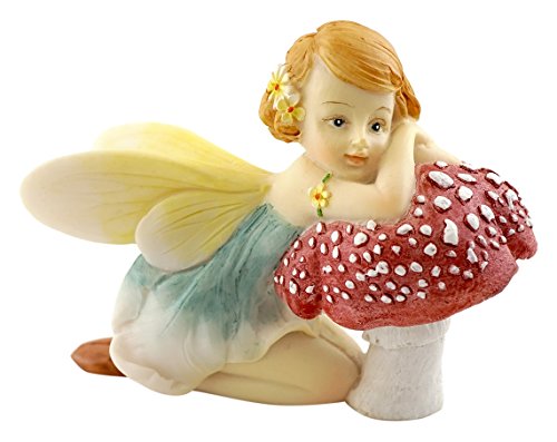 Top Collection Miniatur Garten Terrarium Blume Fee auf Pilz von Top Collection