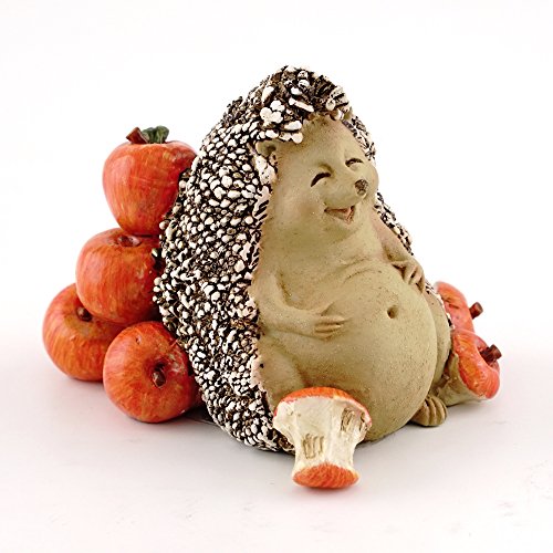 Top Collection Miniatur-Statue für Feengarten und Terrarium, Igelfutter, Coma aus essenden Äpfeln, klein von Top Collection