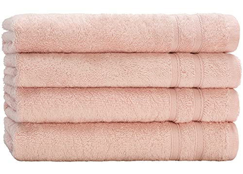 Top Fuel Fashion 4er Pack Gästetuch Bambus 26027 50x100 cm Frottier Bambus/Baumwolle Rose (rosa) von Top Fuel Fashion