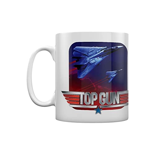 Top Gun MG25884 Keramiktasse (11 oz) / 315 ml (Fighter Jets), Keramik, hell von Top Gun
