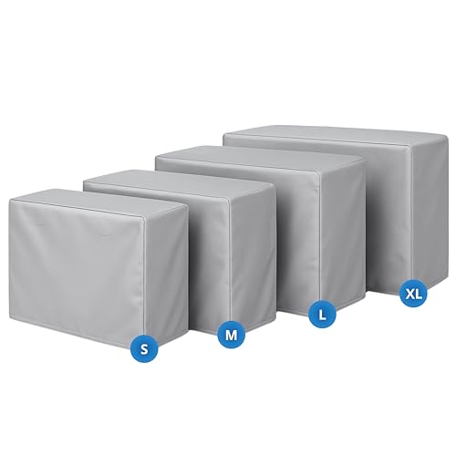 Top House Italia Abdeckung für Klimaanlage für den Außenbereich, 4 Größen erhältlich (Größe M) – PVC wasserdicht mit Lufteinlässen – Schutz gegen Regen, Wind, Staub und Sand von Top House Italia