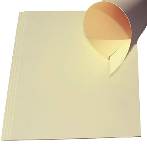 Top Lamination Laminiertechnik 10 Blatt Ton-Bastel-Karton DIN A3 240g/m² Chamois Dickes Ton-Papier 297x420mm Premium super zum Basteln - komplett durchgefärbt bedruckbar - sehr stabil DIY Bastelideen von Top Lamination Laminiertechnik