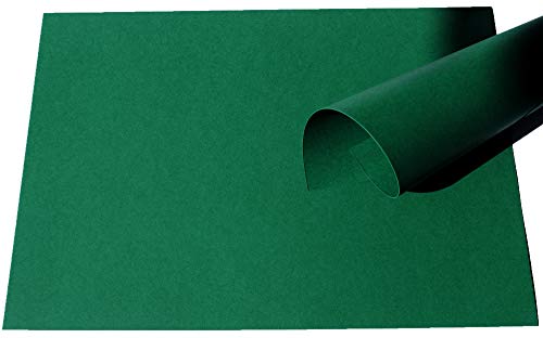Top Lamination Laminiertechnik 10 Blatt Ton-Bastel-Karton DIN A3 240g/m² tannengrün Dickes Ton-Papier 297x420mm super zum Basteln - komplett durchgefärbt bedruckbar - sehr stabil DIY Bastelideen von Top Lamination Laminiertechnik