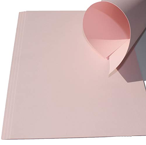 Top Lamination Laminiertechnik 25 Blatt Ton-Bastel-Karton DIN A3 240g/m² rosa Dickes Ton-Papier 297x420mm super zum Basteln - komplett durchgefärbt bedruckbar - sehr stabil DIY Bastelideen von Top Lamination Laminiertechnik