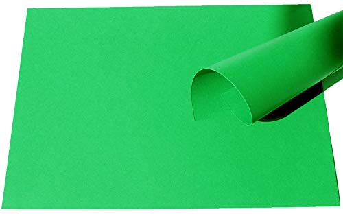 Top Lamination Laminiertechnik 25 Blatt Ton-Bastel-Karton DIN A4 240g/m² grasgrün Dickes Ton-Papier 210x297mm super zum Basteln - komplett durchgefärbt bedruckbar - sehr stabil DIY Bastelideen von Top Lamination Laminiertechnik