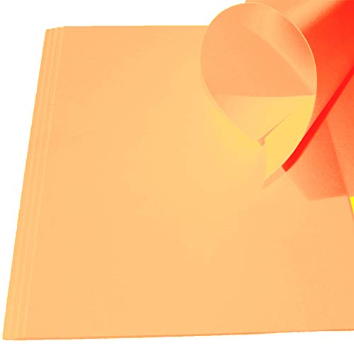 Top Lamination Laminiertechnik 25 Blatt Ton-Bastel-Karton DIN A5 240g/m² Aprikose Dickes Ton-Papier 148x210mm super zum Basteln - komplett durchgefärbt bedruckbar - sehr stabil DIY Bastelideen von Top Lamination Laminiertechnik