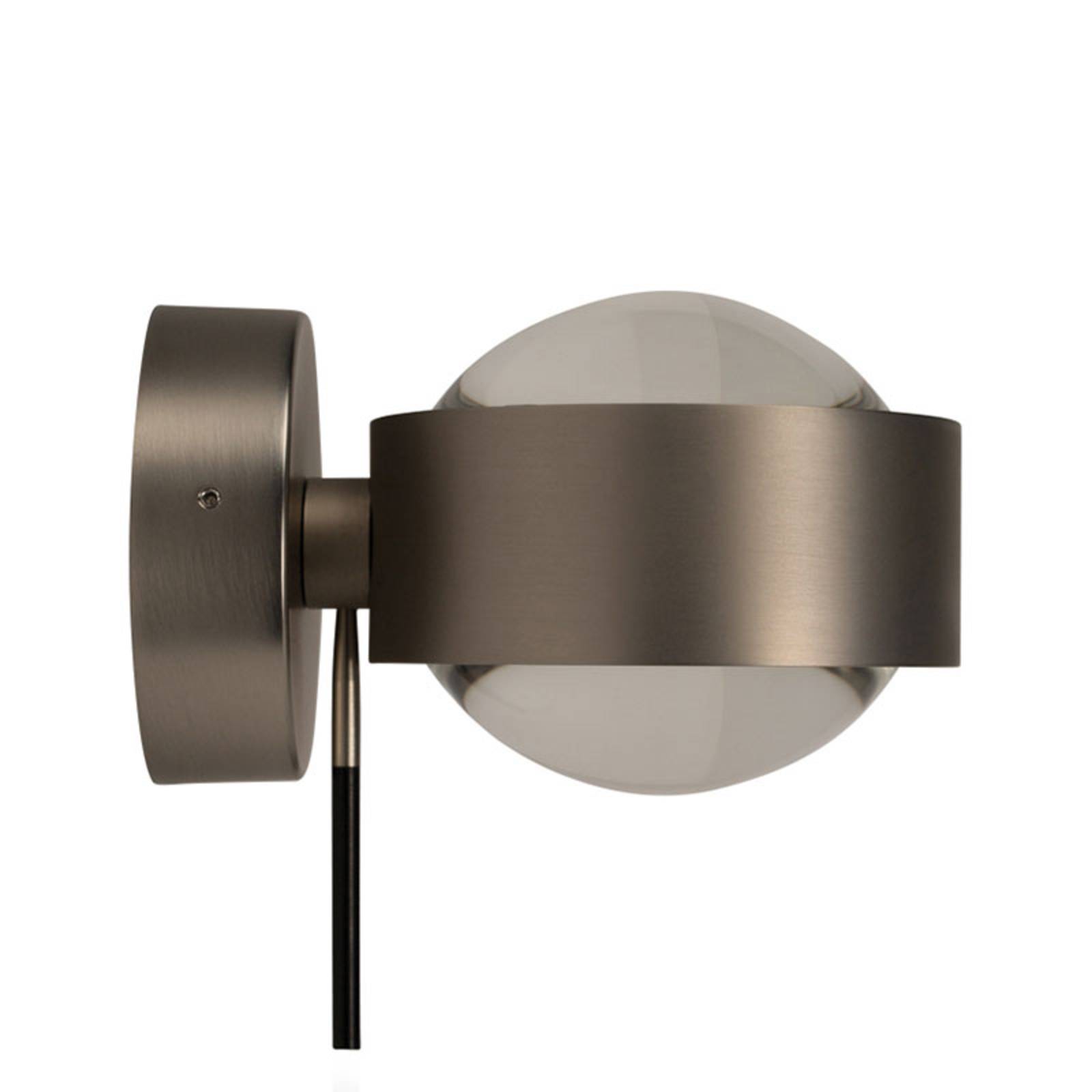 LED-Wandleuchte Puk Wall+, nickel matt von Top Light