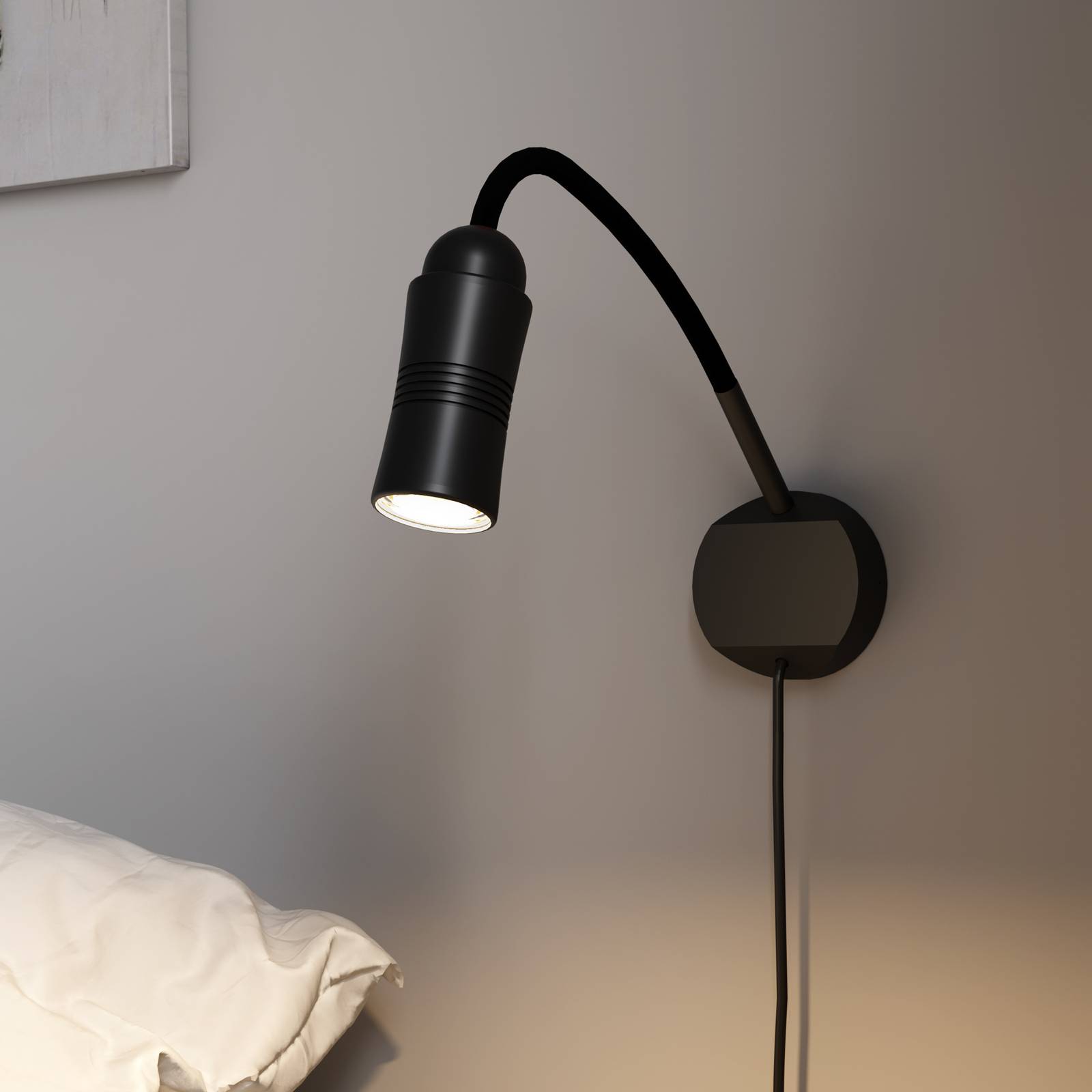 Neo! Flex Hotel II LED-Wandleuchte, schwarz von Top Light