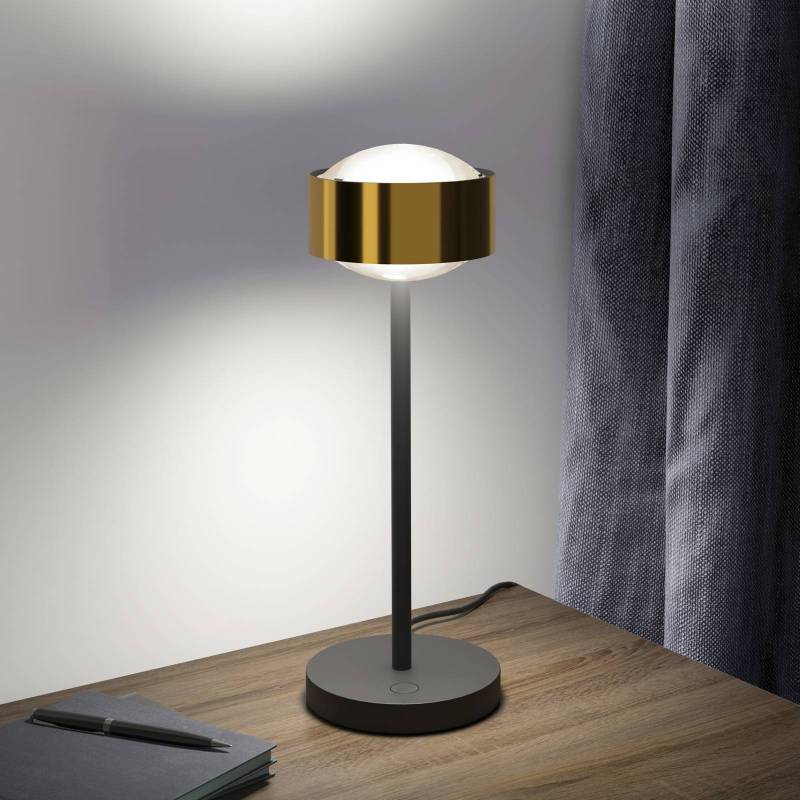 Puk! 120 Eye Table LED Linsen matt messing/schwarz von Top Light
