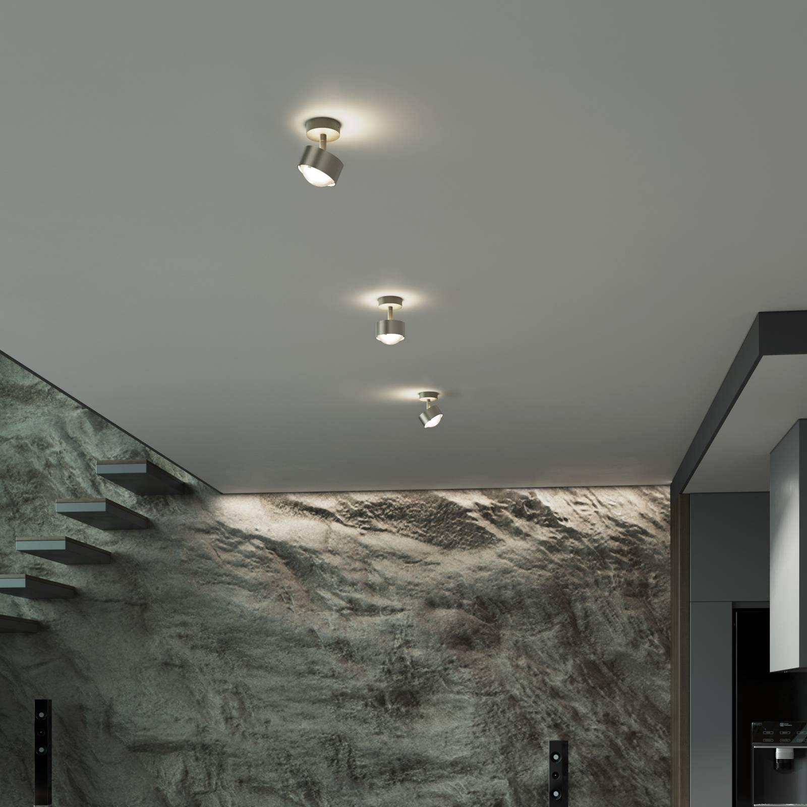 Puk! 80 Turn Up/Downlight Linse matt nickel matt Puk! 80 Turn Up/Downlight Linse matt nickel matt von Top Light