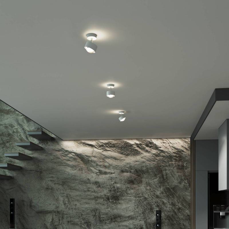 Puk! 80 Turn Up/Downlight Linse matt weiß/chrom von Top Light