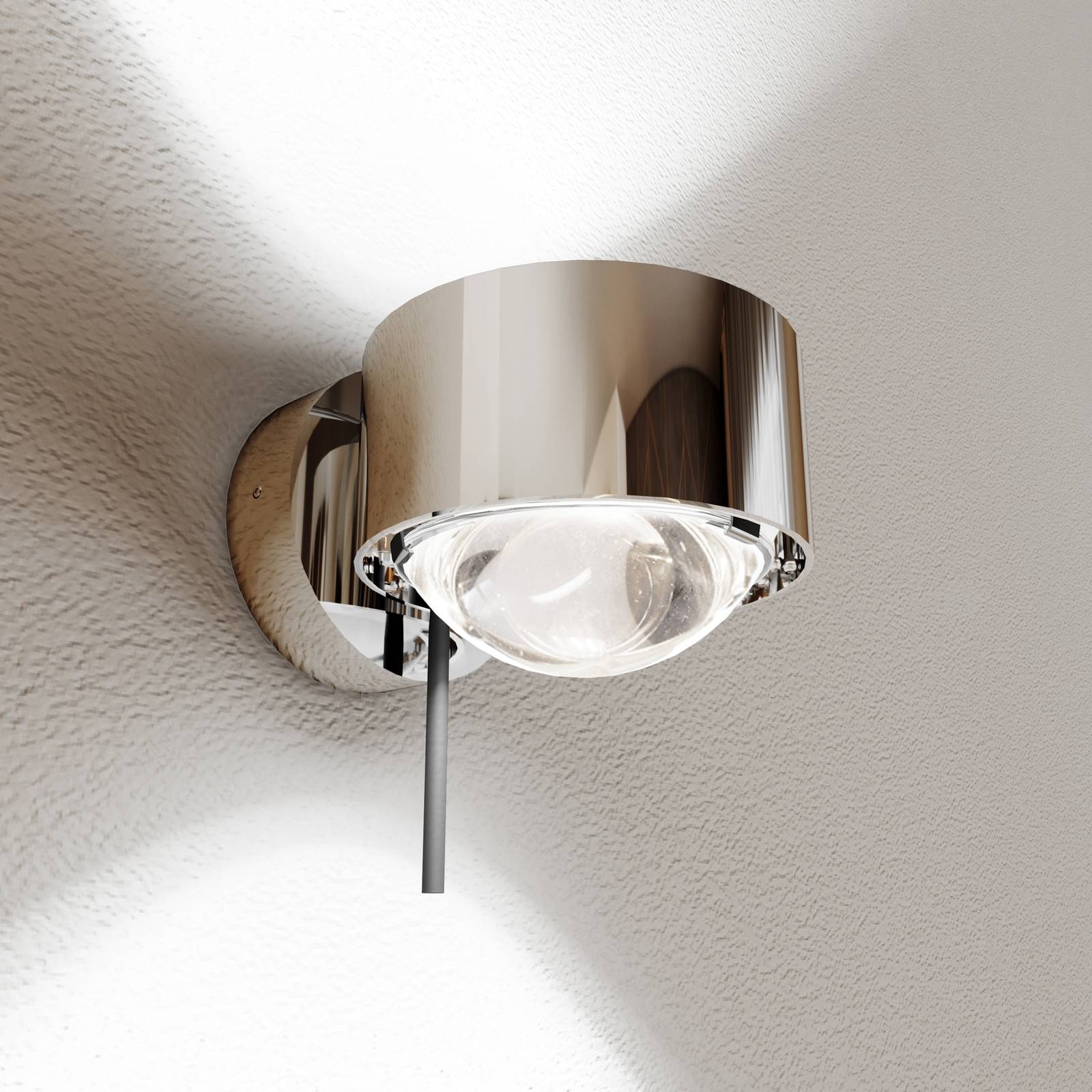 Puk! 80 Wall LED-Spot Linsen klar chrom von Top Light