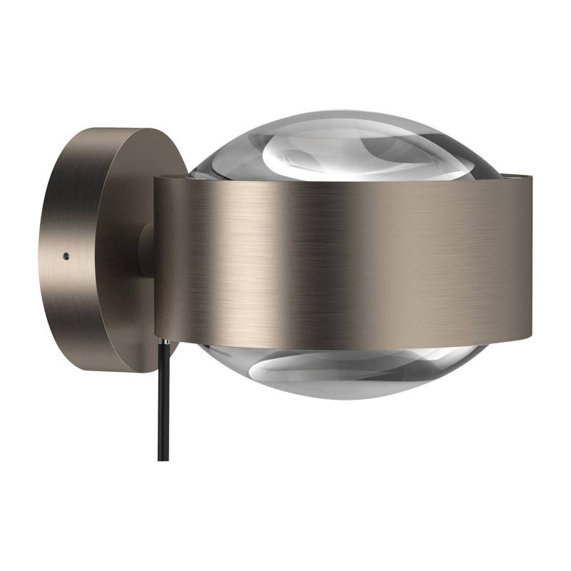Puk Maxx Wall+ LED, Linsen klar, nickel matt von Top Light