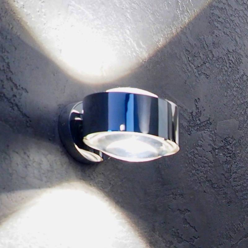 Puk Maxx Wall, LED, Linsen klar, chrom von Top Light