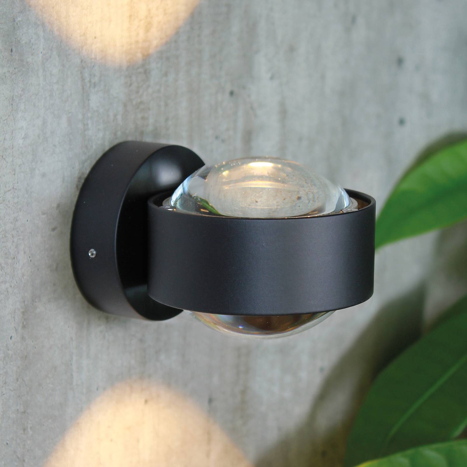Puk Mini Wall, G9, Linsen klar, schwarz matt von Top Light