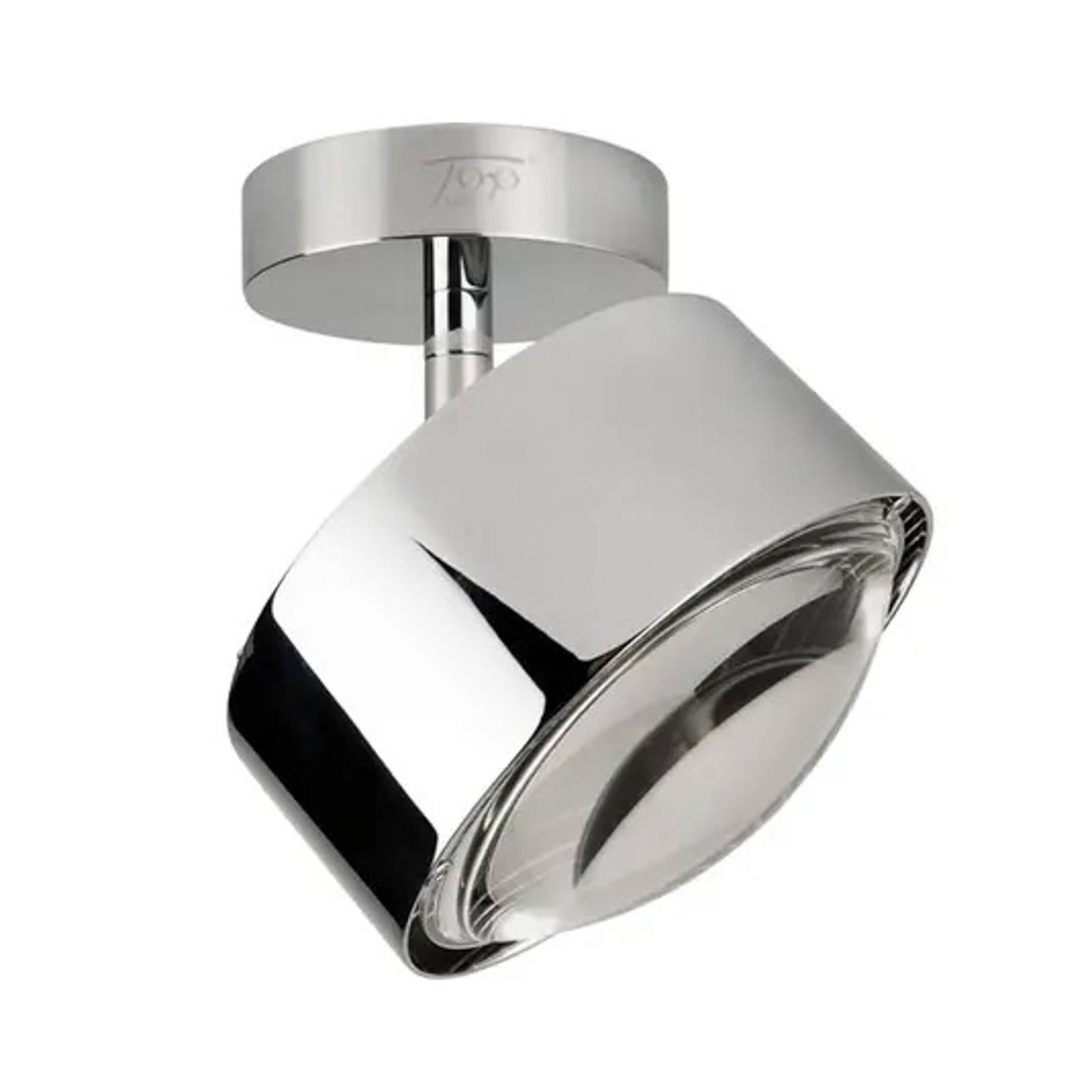 Deckenlampe Puk Maxx Turn, chrom matt Deckenlampe Puk Maxx Turn, chrom matt von Top Light
