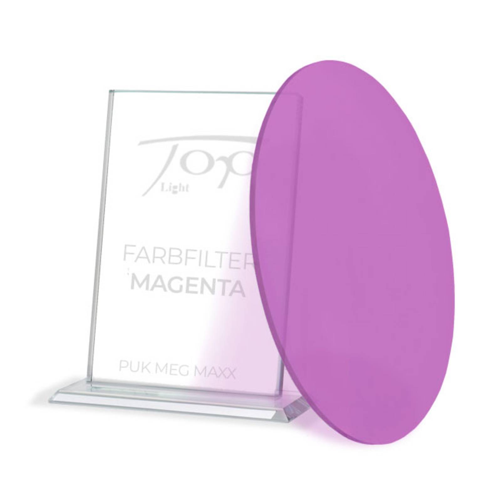 Farbfilter zur Leuchtenserie Puk Meg Maxx, magenta von Top Light