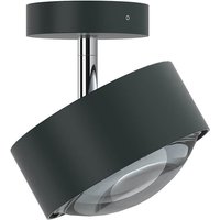 Top Light Puk Maxx Turn LED Downlight Deckenleuchte, Gehäuse anthrazit matt / Chrom von Top Light
