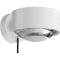 Top Light Puk Maxx Wall + LED Wandleuchte, Gehäuse weiß matt / Chrom von Top Light