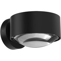 Top Light Puk Maxx Wall LED Wandleuchte, Gehäuse schwarz matt (Black Edition) von Top Light