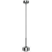 Top Light Puk Mini Drop Solo Pendelleuchte, Gehäuse Chrom matt von Top Light