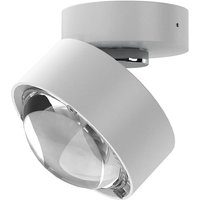 Top Light Puk Mini Move LED Deckenleuchte, Gehäuse weiß matt / Chrom von Top Light