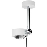 Top Light Puk Mini Side Single Ceiling LED Deckenleuchte, 10 cm, Gehäuse weiß matt / Chrom Top Light Puk Mini Side Single Ceiling LED Deckenleuchte, 10 cm, Gehäuse weiß matt / Chrom von Top Light