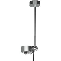 Top Light Puk Mini Side Single Ceiling LED Deckenleuchte, 30 cm, Gehäuse Chrom matt von Top Light