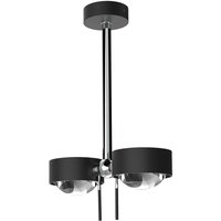 Top Light Puk Mini Side Twin Ceiling Deckenleuchte, 20 cm, Gehäuse schwarz matt / Chrom Top Light Puk Mini Side Twin Ceiling Deckenleuchte, 20 cm, Gehäuse schwarz matt / Chrom von Top Light