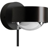 Top Light Puk Mini Wall + LED Wandleuchte, Gehäuse, Auslaufmodell schwarz lackiert / Chrom von Top Light