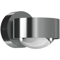 Top Light Puk Mini Wall LED Wandleuchte, Gehäuse Chrom matt von Top Light
