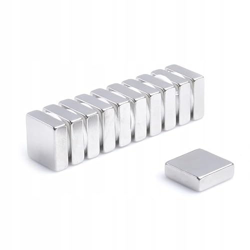 Neodym-Plattenmagnet MP£ 12x12x4 N38 Satz von 10 Stück von Top Magnesy