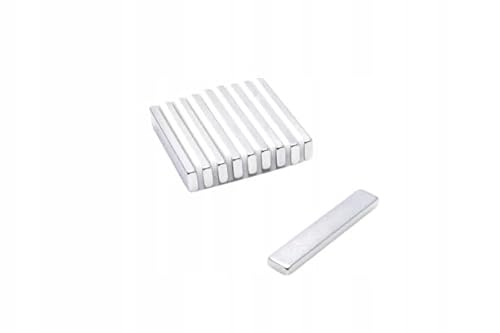 Neodym-Plattenmagnet MP£ 40x7x3 N38 Satz von 10 Stück von Top Magnesy